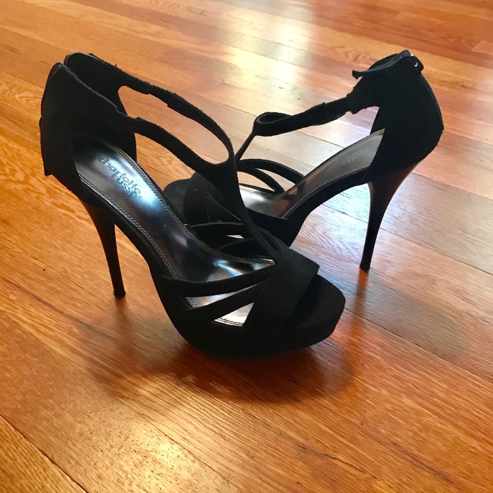 Black Suede Heels